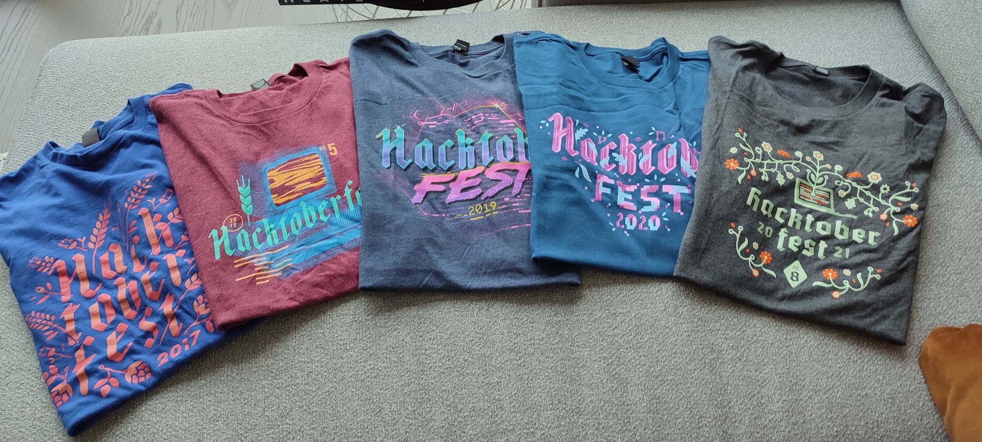 Hacktoberfest t-shirts collection